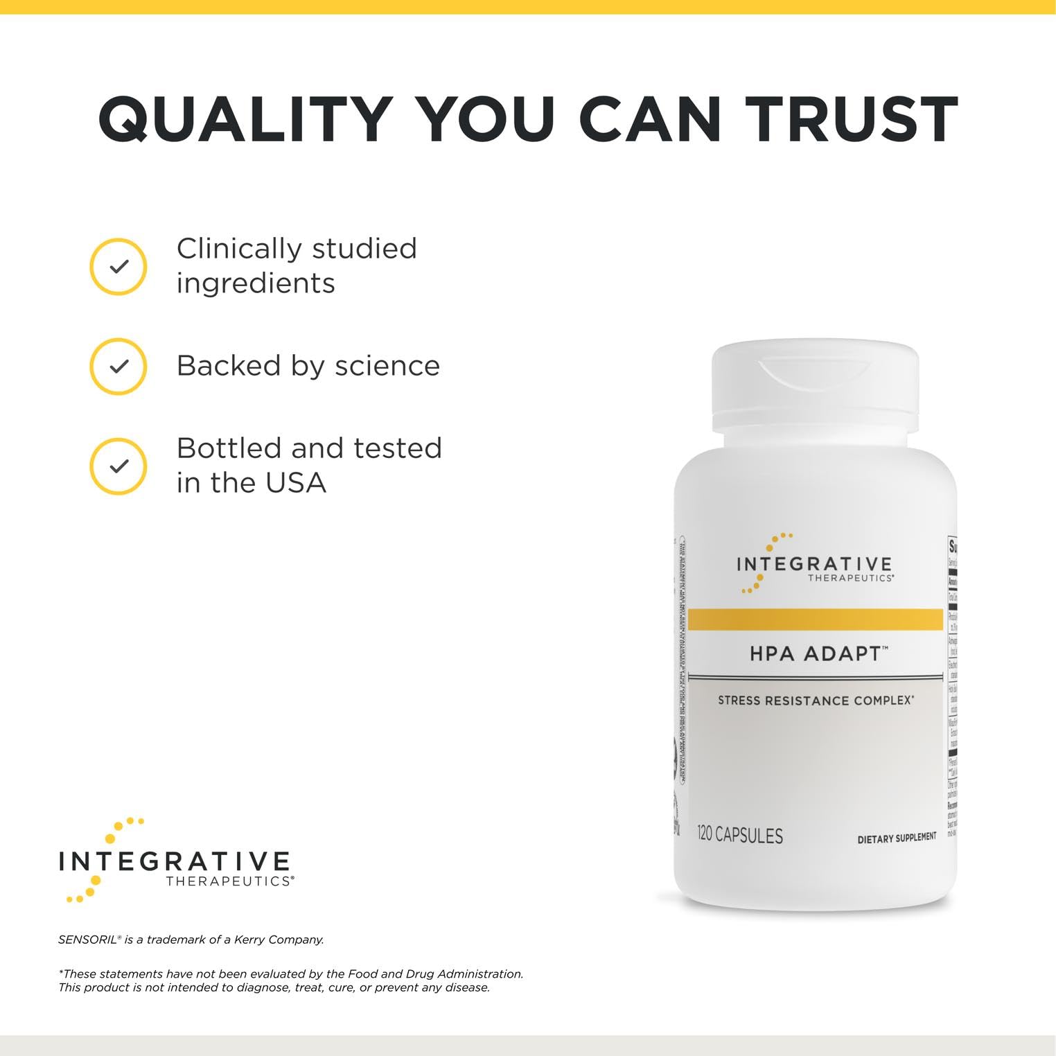 Integrative Therapeutics HPA Adapt ingredients rhodiola visual.