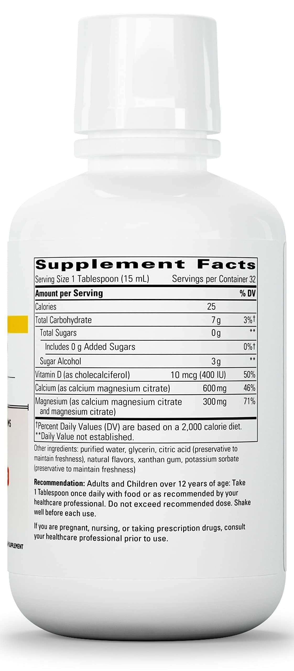 Integrative Therapeutics serving spoon showing 15 mL dose for daily mineral support