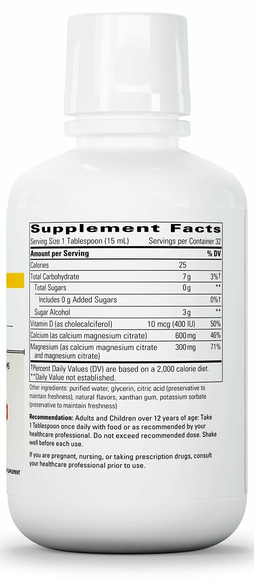 Integrative Therapeutics serving spoon showing 15 mL dose for daily mineral support