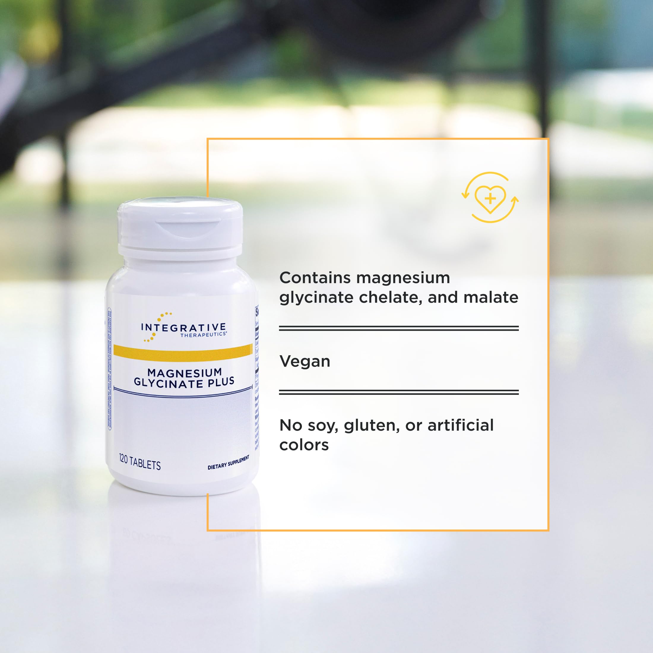 Gluten-free dairy-free packaging communicates allergen-friendly magnesium support.