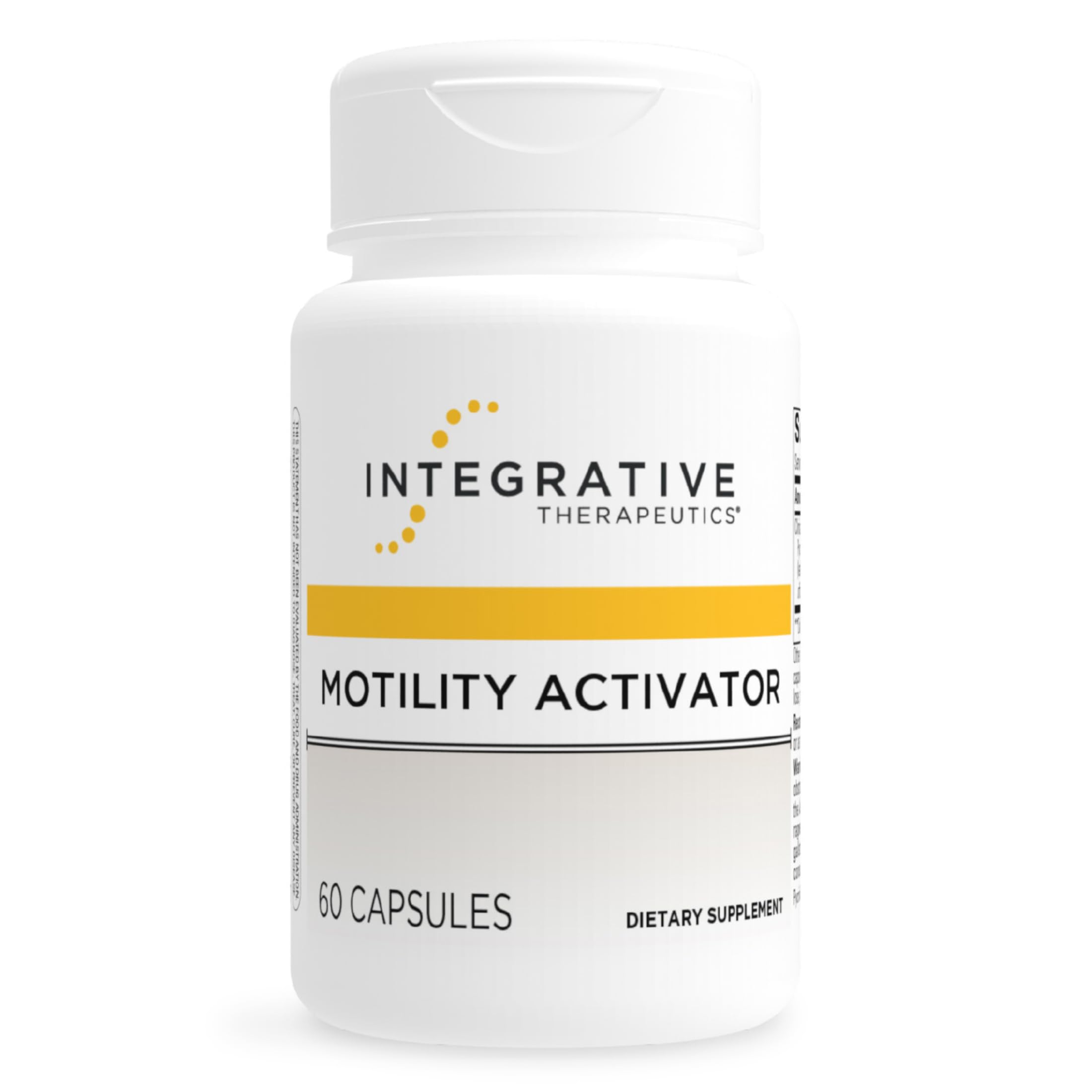 Integrative Therapeutics Motility Activator bottle front displaying branding for GI support
