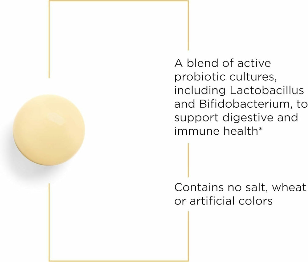 Integrative Therapeutics Probiotic Pearls back label shows ingredients and allergens