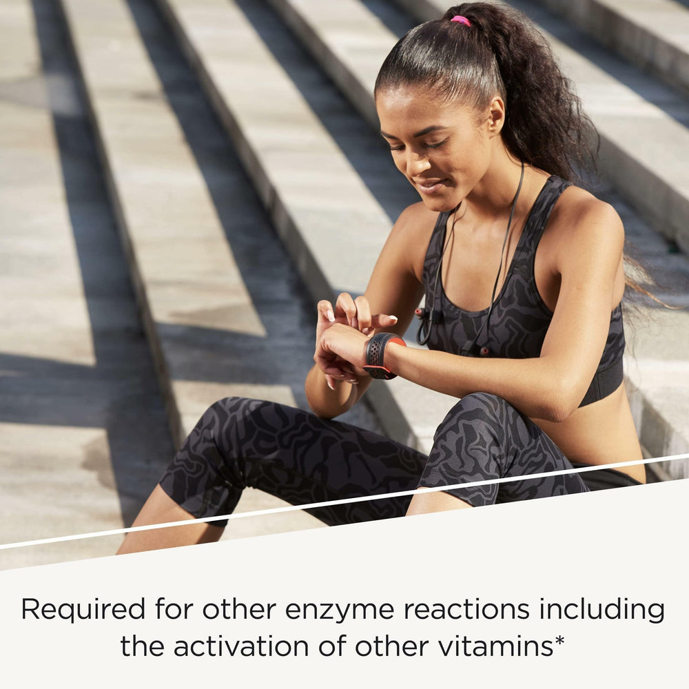 Integrative Therapeutics Riboflavin gluten-free and dairy-free badge visible on the bottle.