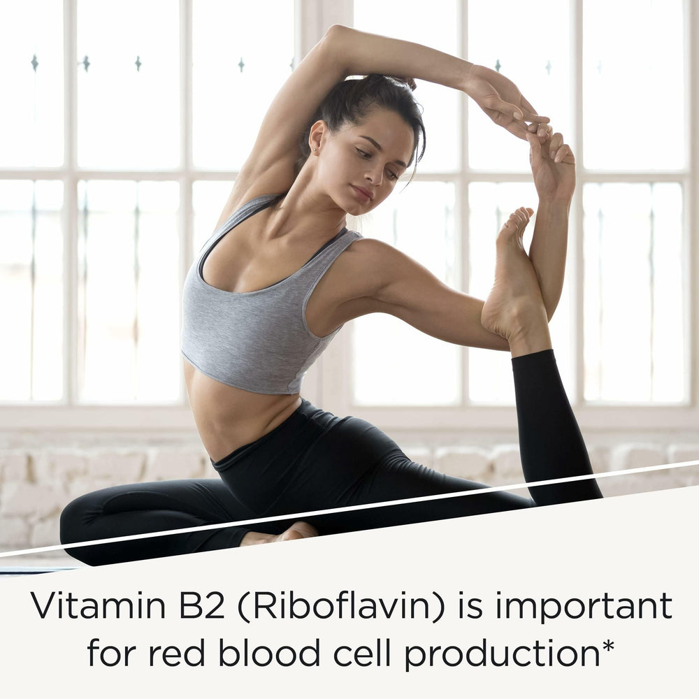 Integrative Therapeutics Riboflavin label close-up highlighting FMN and FAD cofactors.