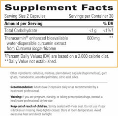 Integrative Therapeutics Theracurmin HP capsules for post-workout recovery.