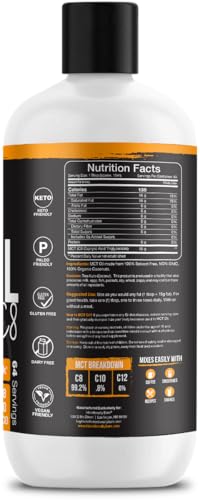 Intentionally Bare MCT Oil high C8 composition for smooth energy in drinks and recipes.