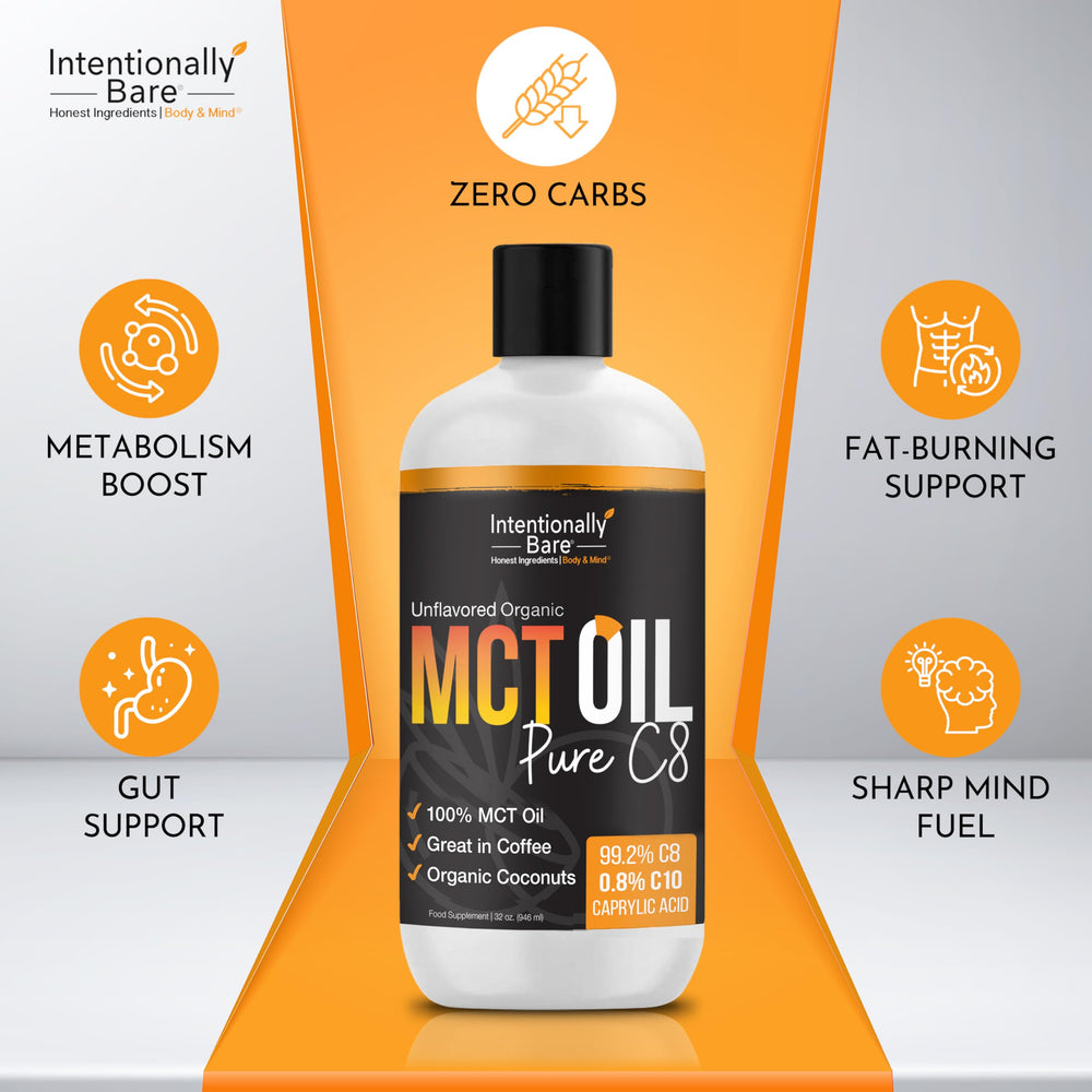 Intentionally Bare MCT Oil salad dressing use with a neutral flavor profile.