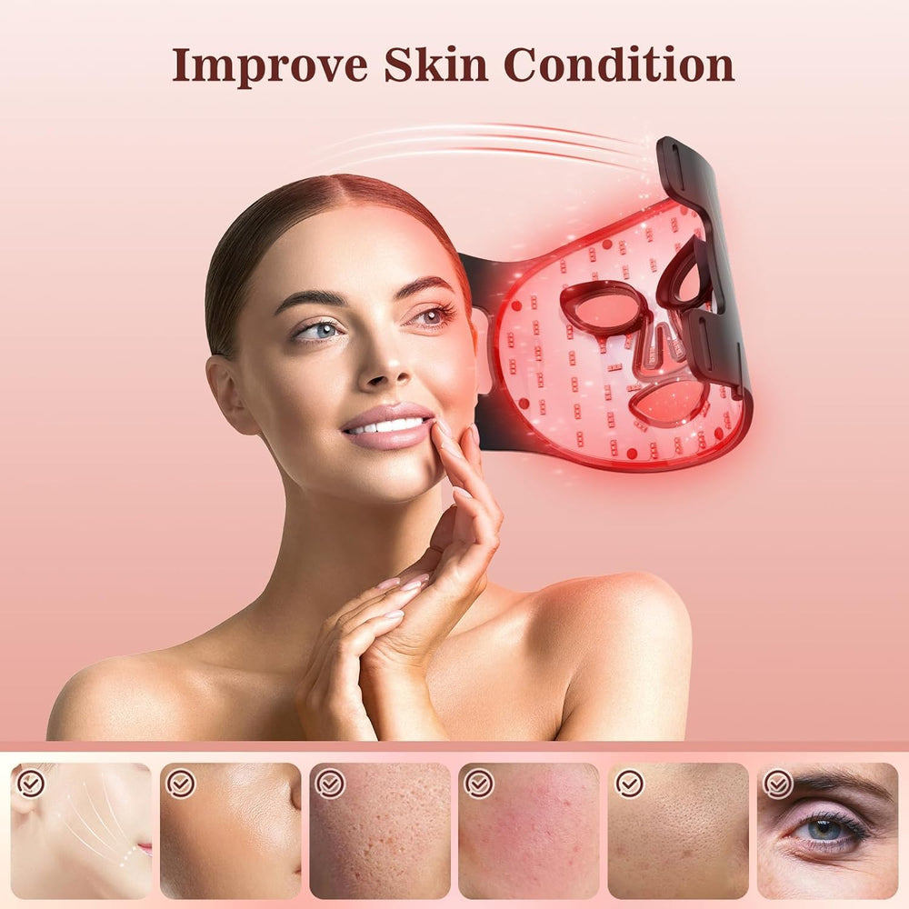 INTEO red light mask eye protection design during use