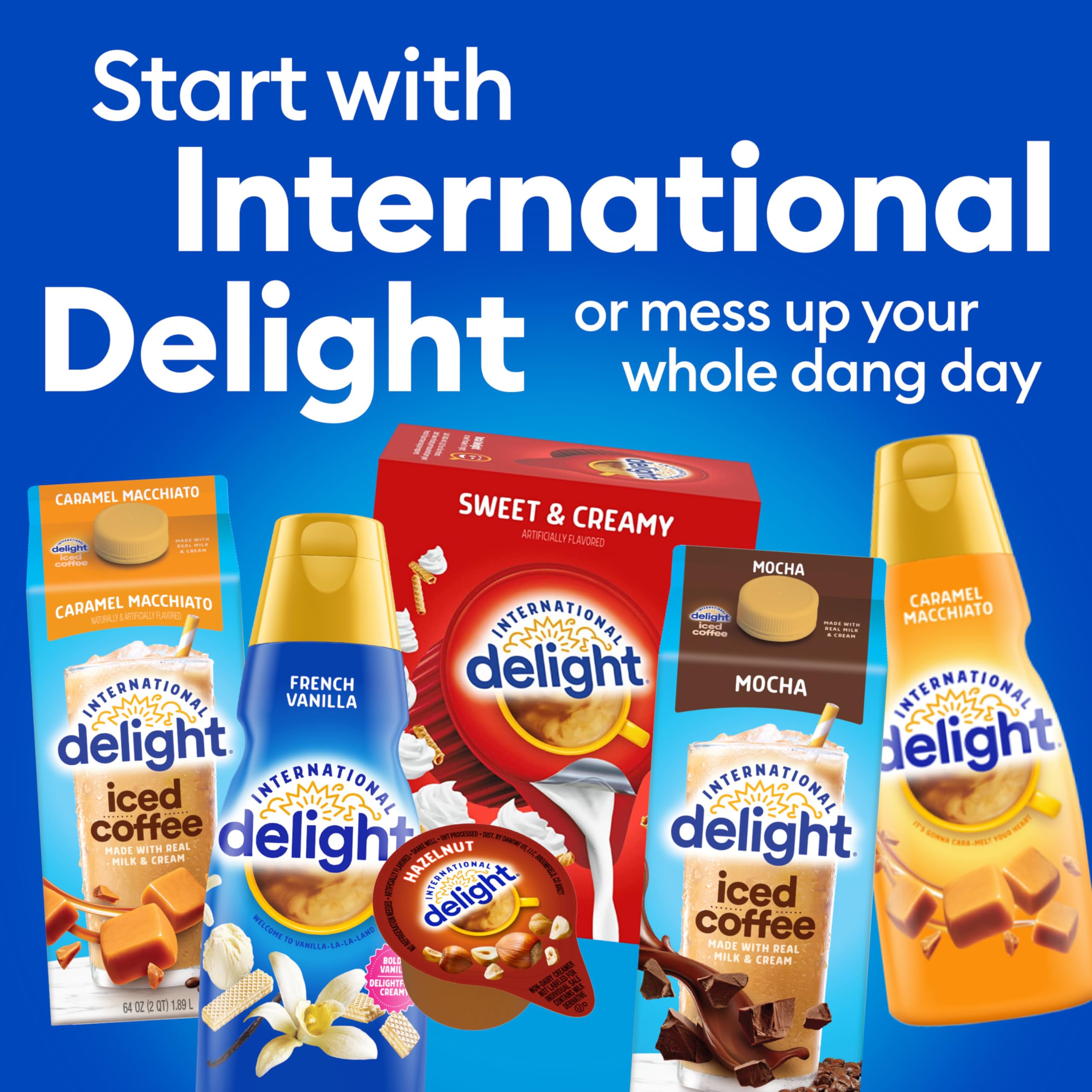 Creamy texture close-up from International Delight creamer.