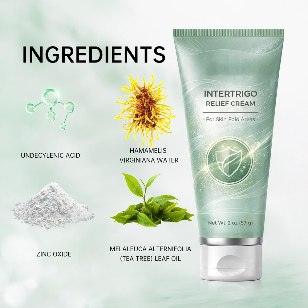Intertrigo Cream for daily use maintains skin comfort throughout the day.