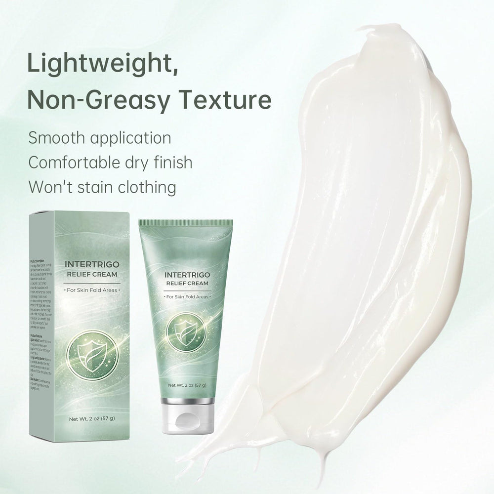 Intertrigo Cream dries quickly and feels light on skin.