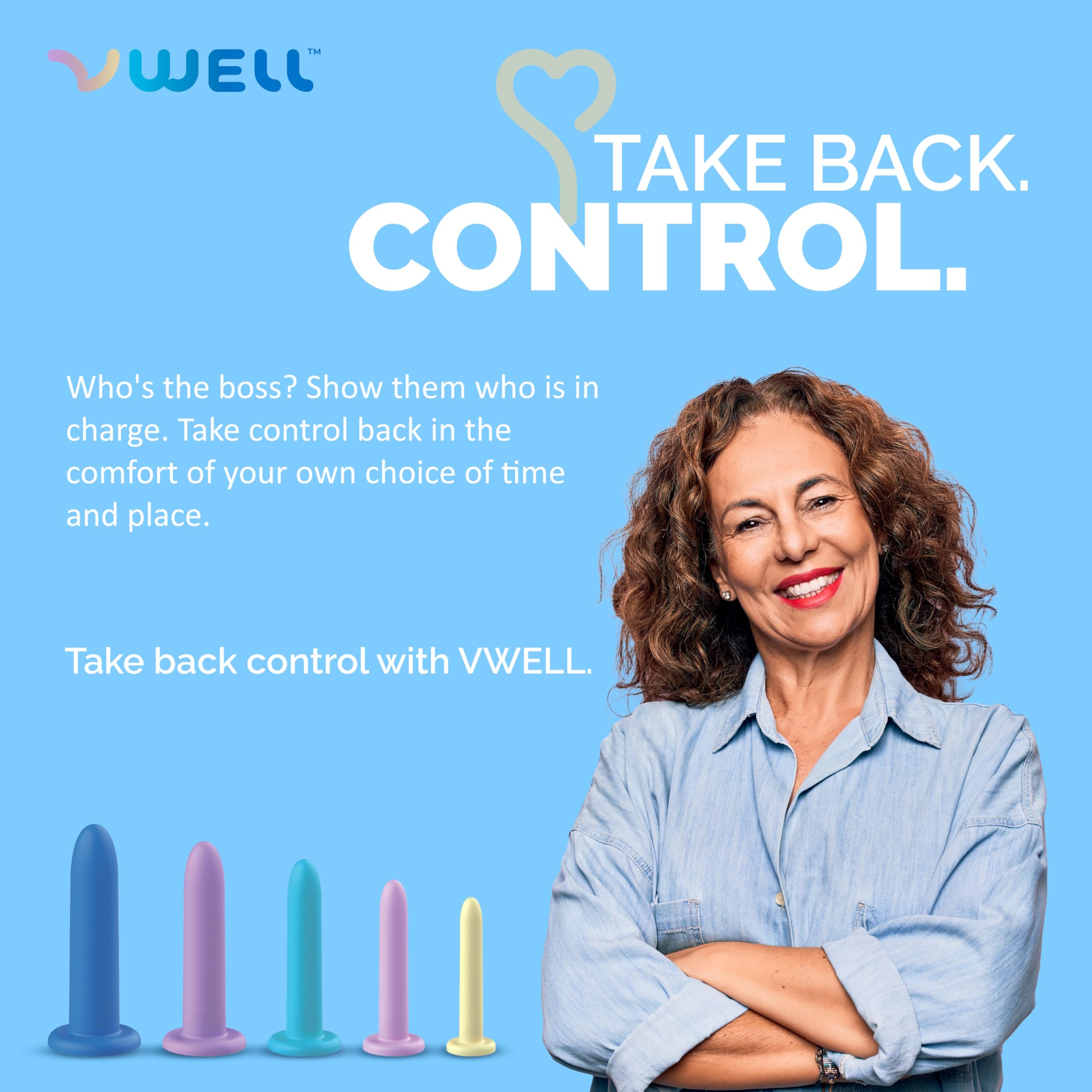 Hands-free attachment to smooth surfaces enables discreet convenient use
