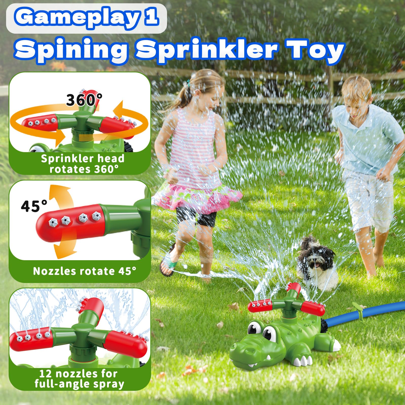 Intoypad 4-in-1 sprinkler set offering four play modes for active summers.