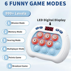 Intoypad Pop Game compact portable design makes fun easy to bring on trips.