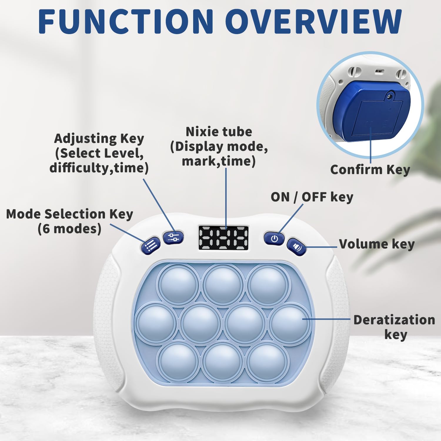 Intoypad Pop Game comes in gift-ready packaging for birthdays and holidays.