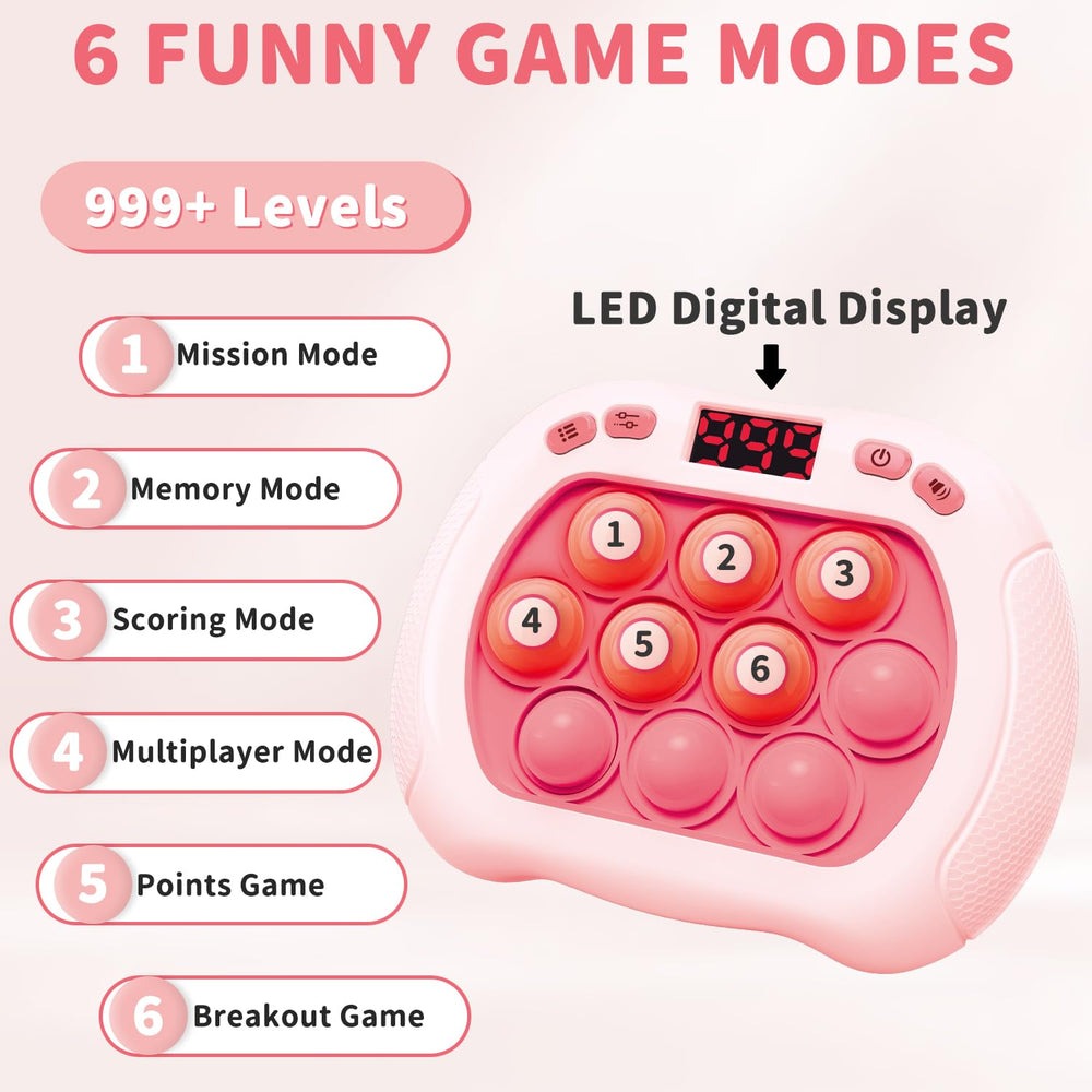 Intoypad Pop Game six modes dial demonstrates diverse play options.