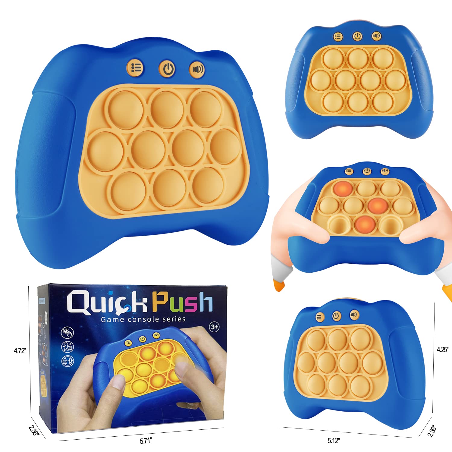Intoypad Pop The Target game-modes UI closeup shows varied play options and replay value.