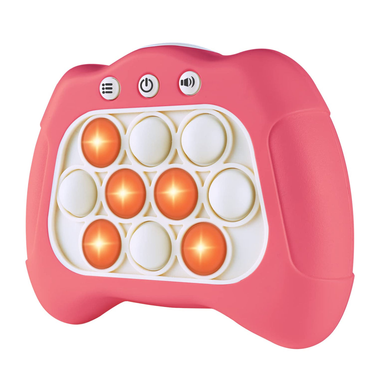 Intoypad Pop The Target handheld in action, fast speed pushes for family multiplayer fun