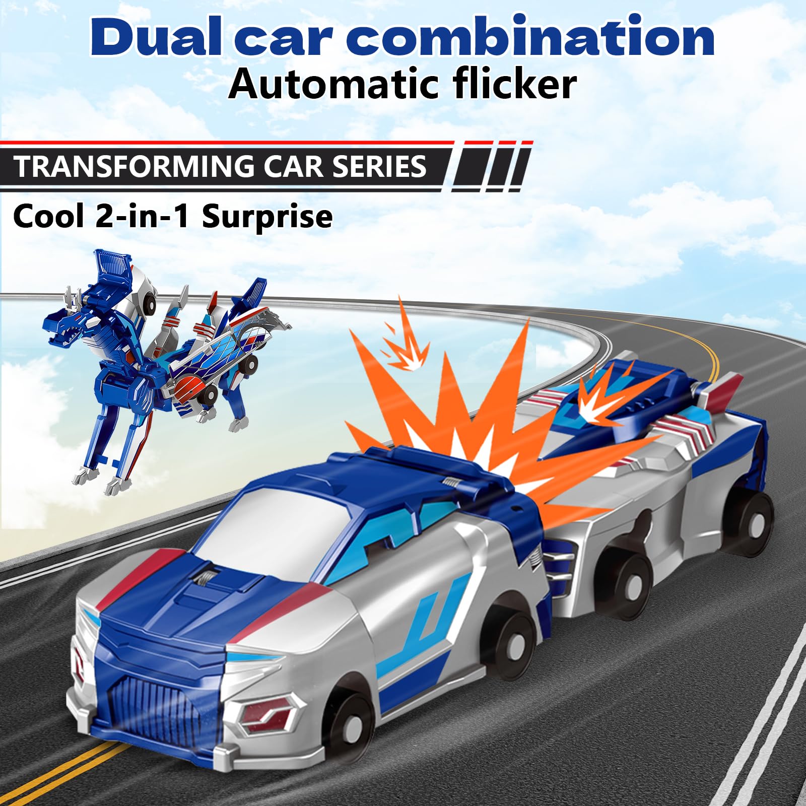 Intoypad safe ABS durable dino car design with smooth edges