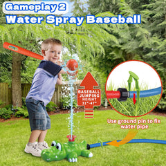 Intoypad three-hole spray nozzle lets kids chase multiple targets outdoors.