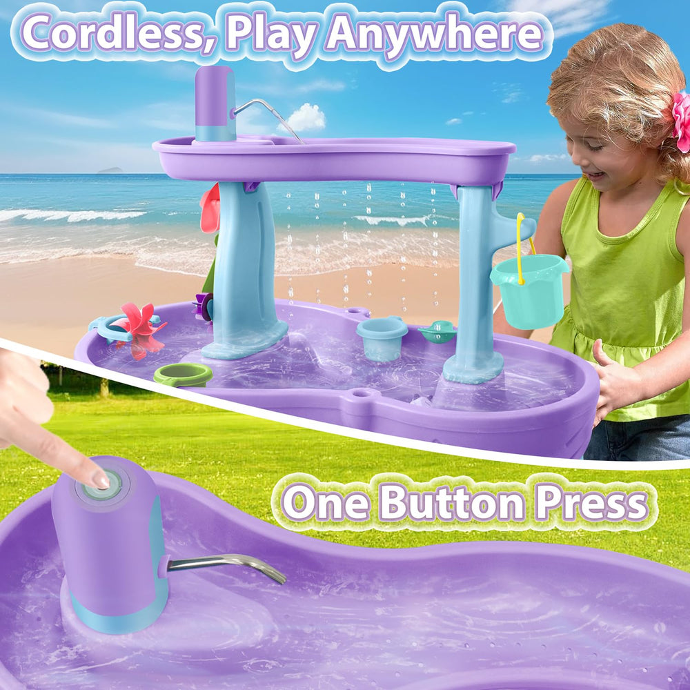 Intoypad Pump is portable and lightweight for beach or yard use.