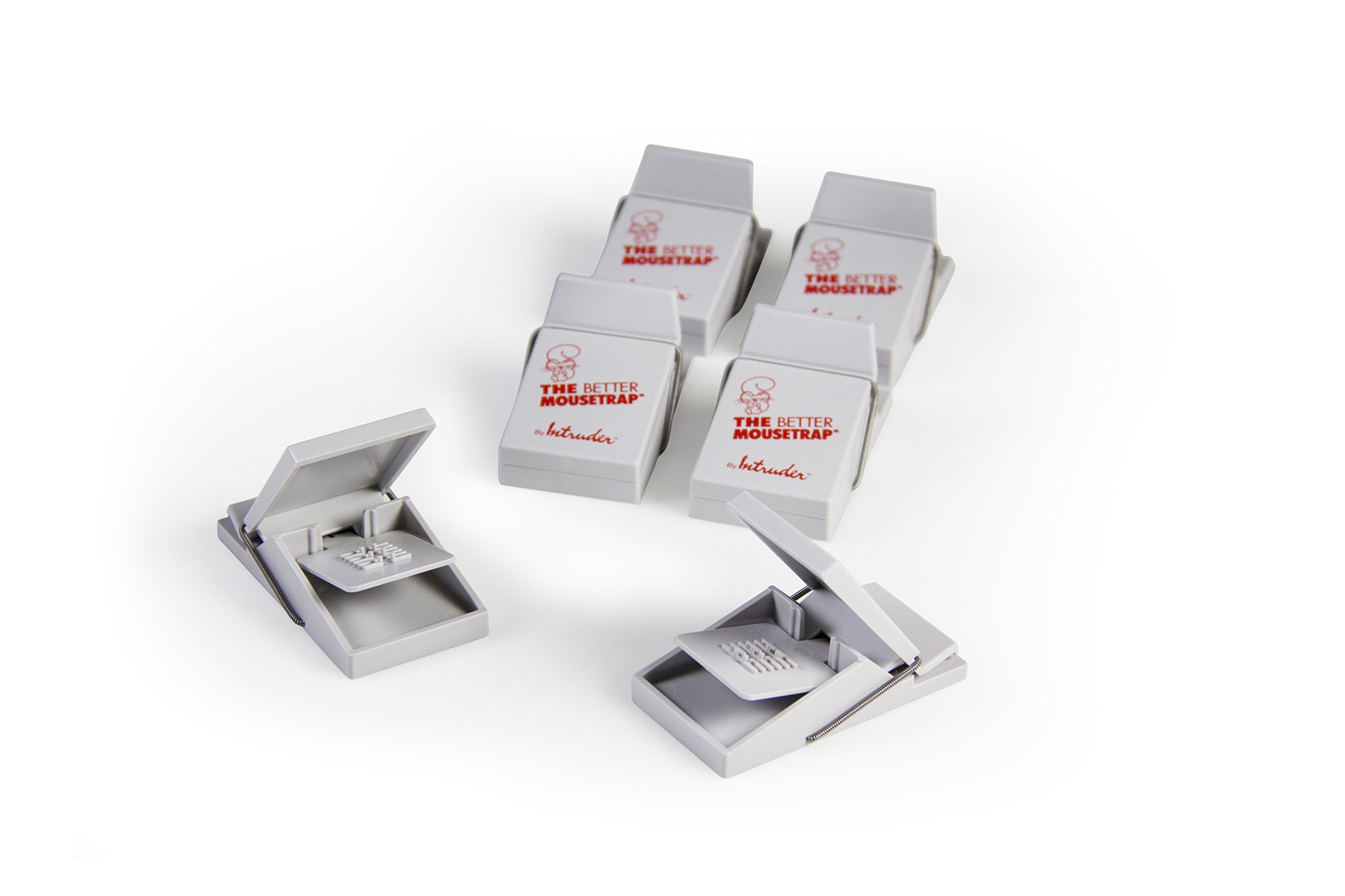 INTRUDER The Better Mousetrap in use showing rinse-and-reuse design for repeated use.