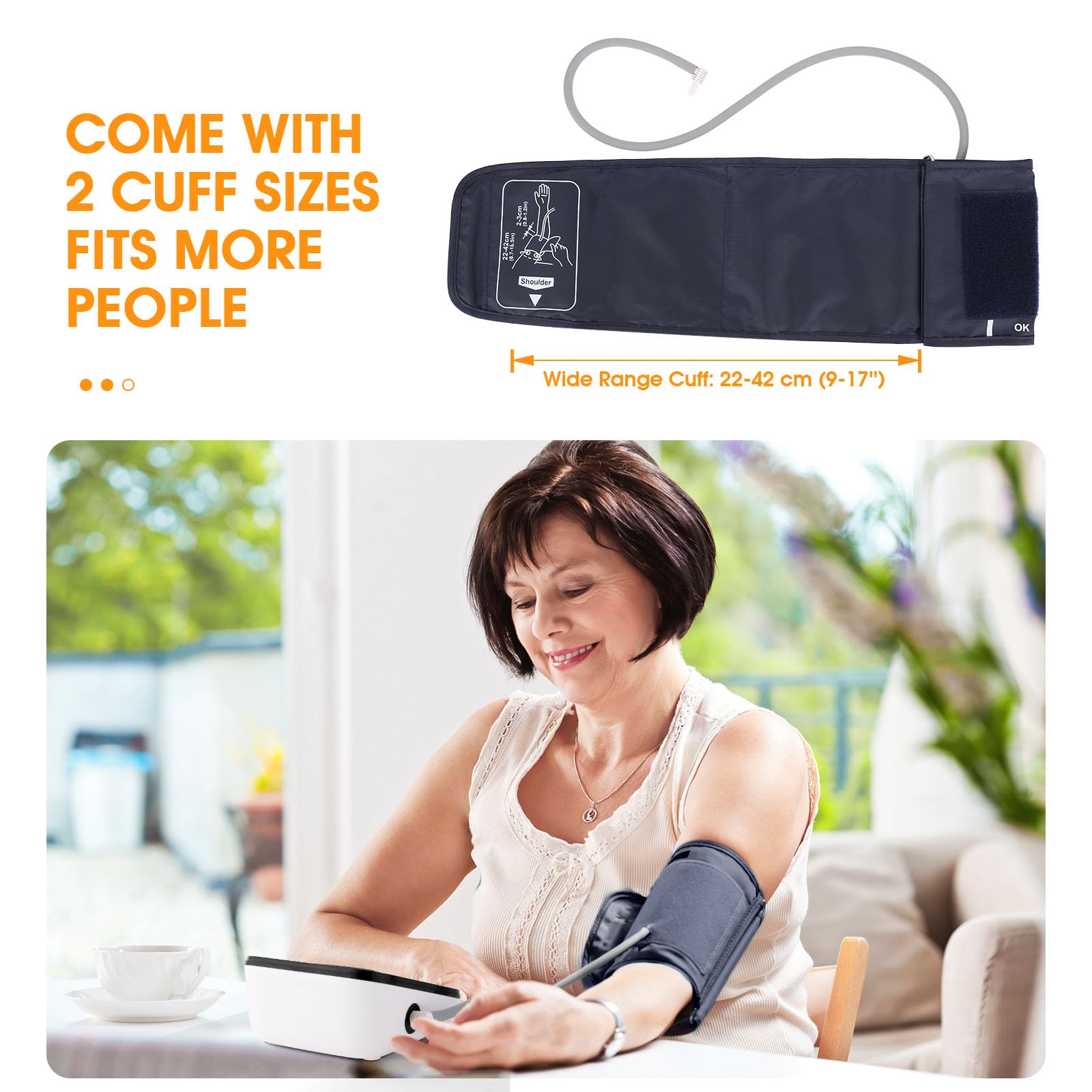 Invaxe BP Monitor comes with carrying case for travel storage.