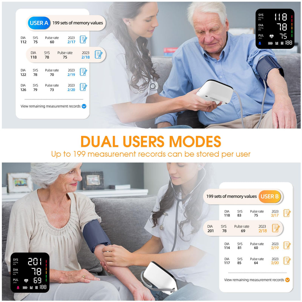 Invaxe BP Monitor is portable with dual power options for flexibility.