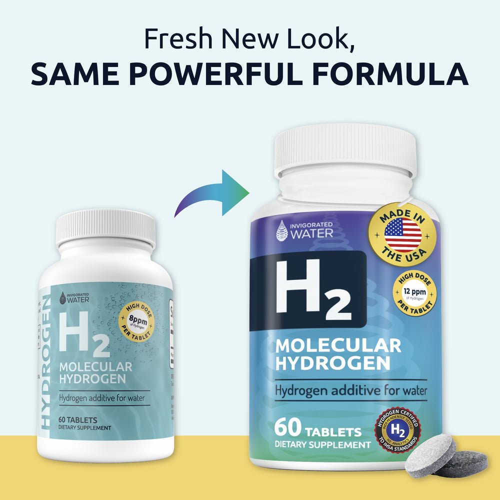 Invigorated Water tablets ready for travel-friendly use.