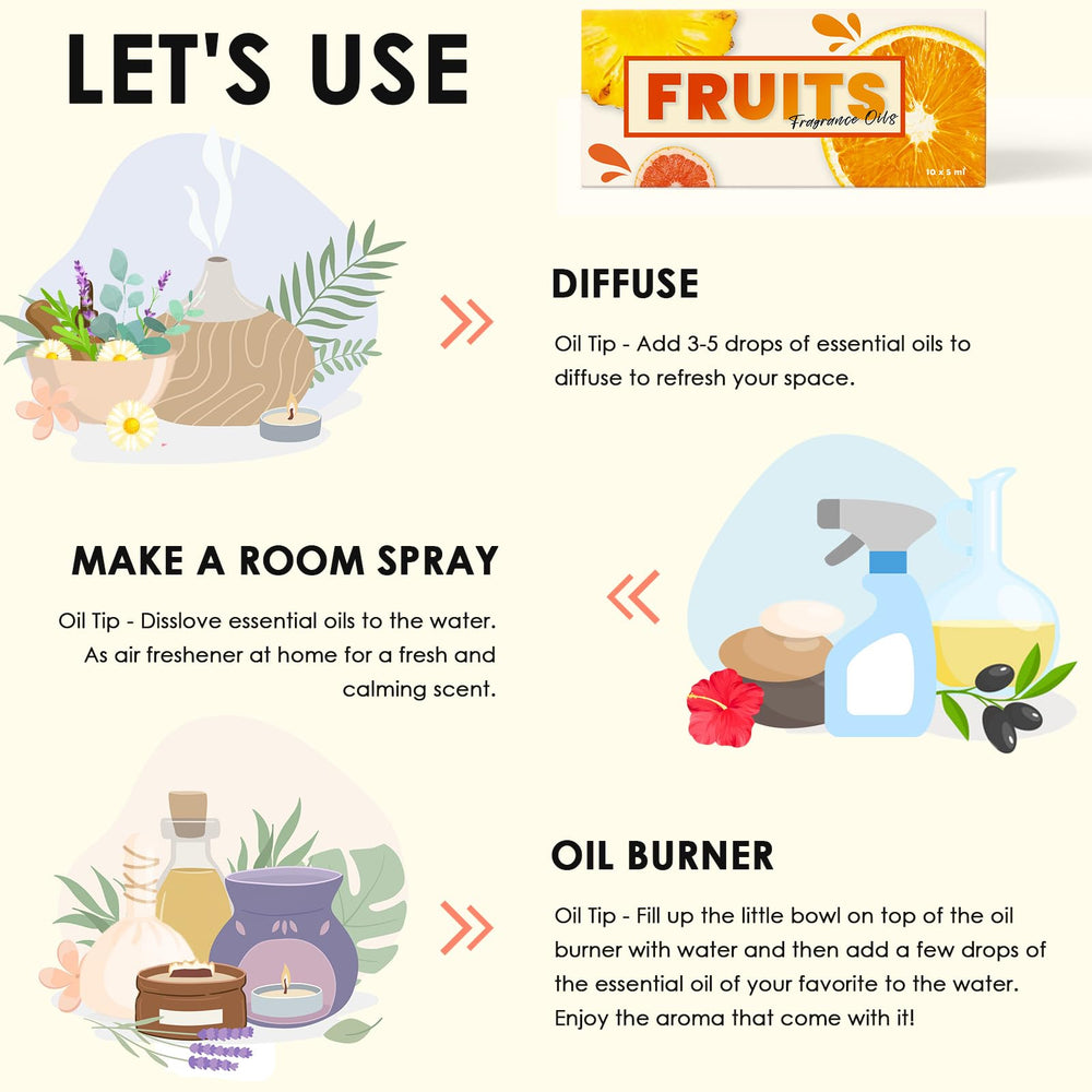 INWICOPH pineapple fragrance oil bottle creates lively fragrance in candles and room diffusers