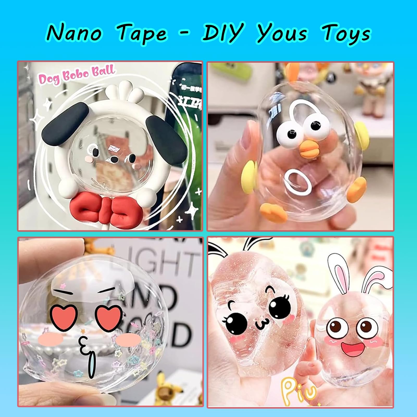 IOOZ Nano Tape balloon inflator helps form bubbles with ease.