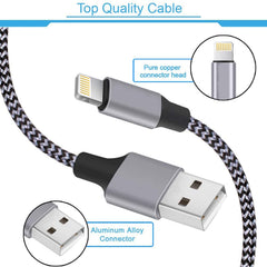 IOSYS nylon braided 6 ft cable offers flexible reach
