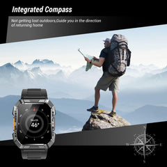 IOWODO W60 2.01-inch display keeps viewing easy on the wrist.