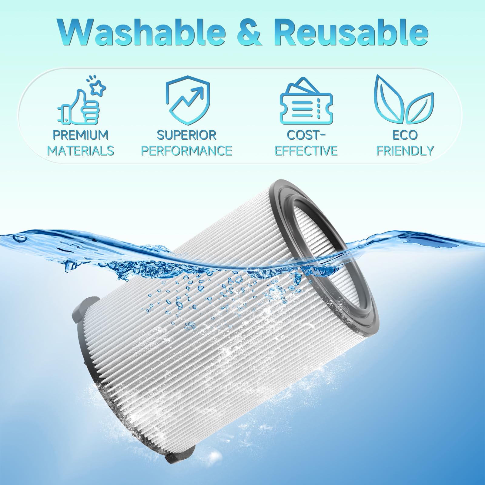 IOYIJOI two-pack VF4000 filters ready for replacement in workshop or home use.