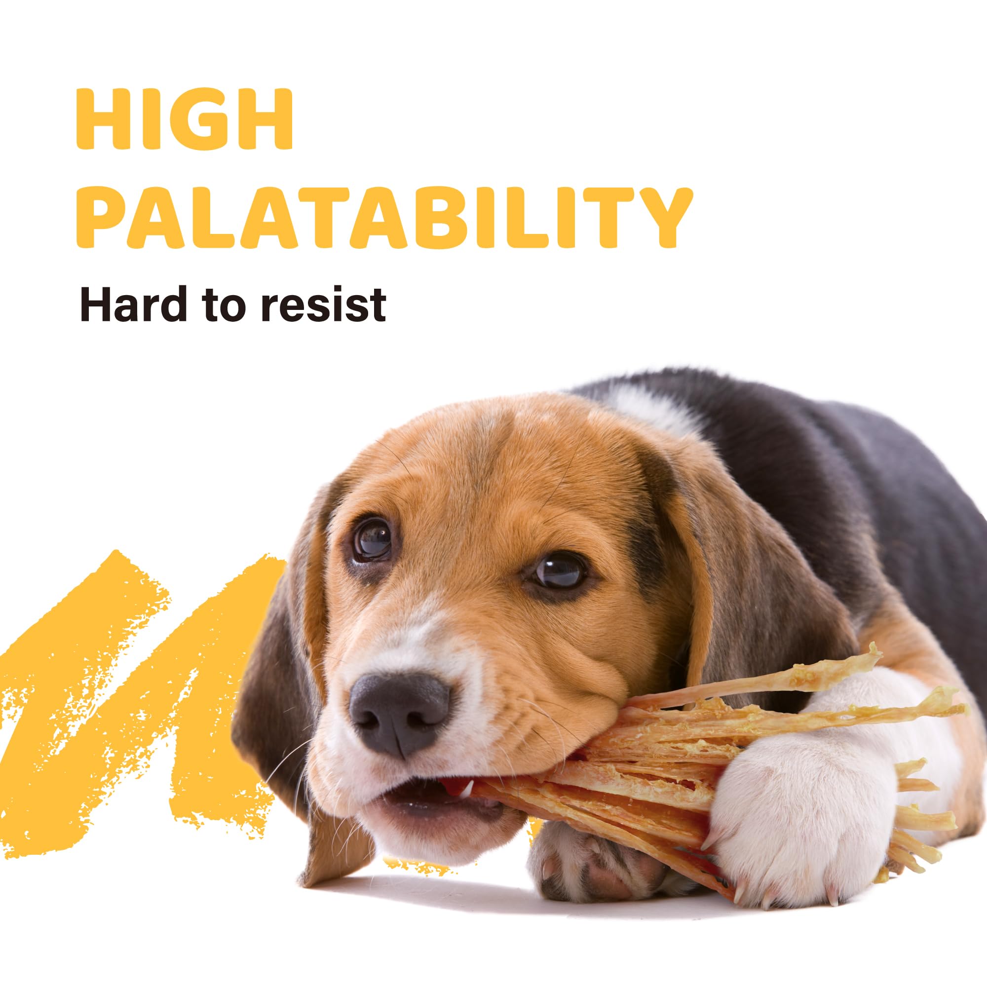 iPaw turkey tendon chew breaks into easy-to-digest pieces.