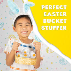 Six-pack of egg yolk squishies for party favors and rewards