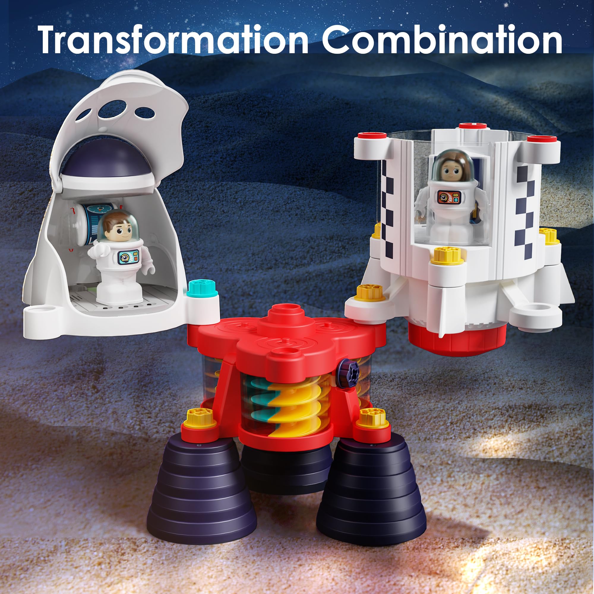 iPlay iLearn astronaut figures invite cooperative space adventures