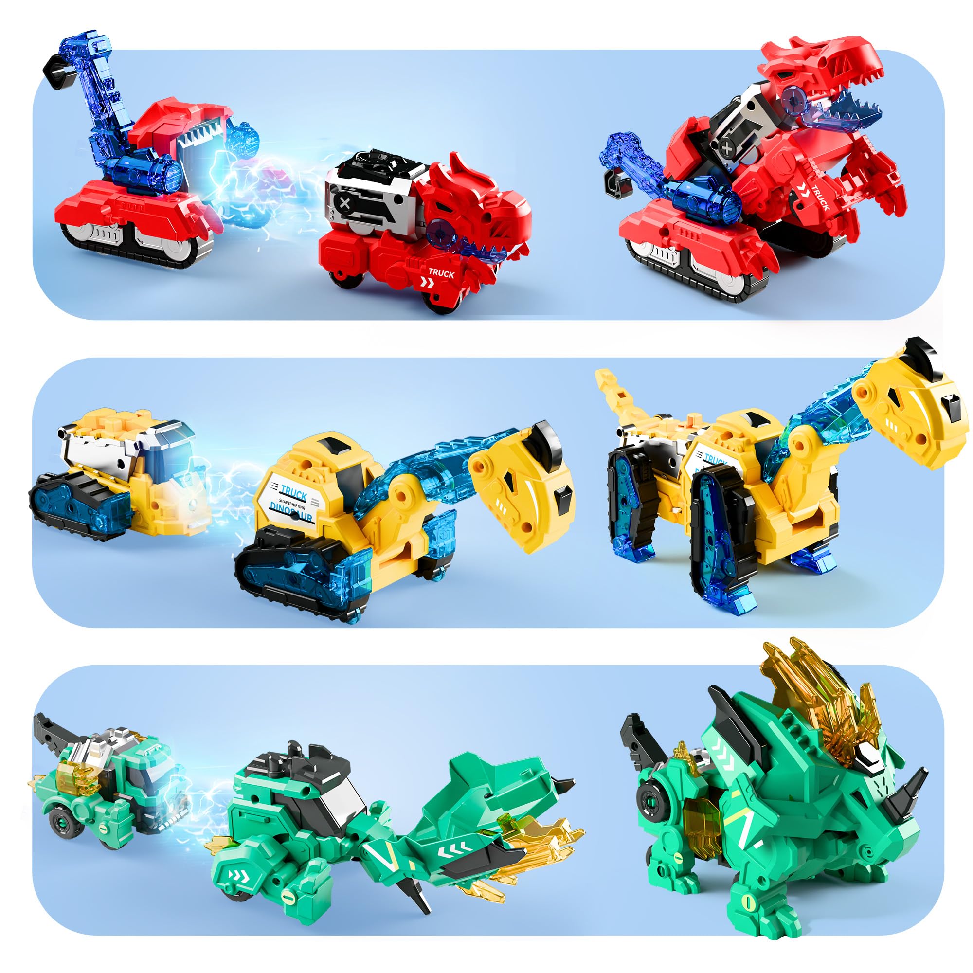 iplay ilearn Brachiosaurus transformer with rolling wheels for solo play