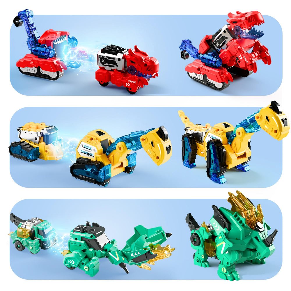 iplay ilearn Brachiosaurus transformer with rolling wheels for solo play