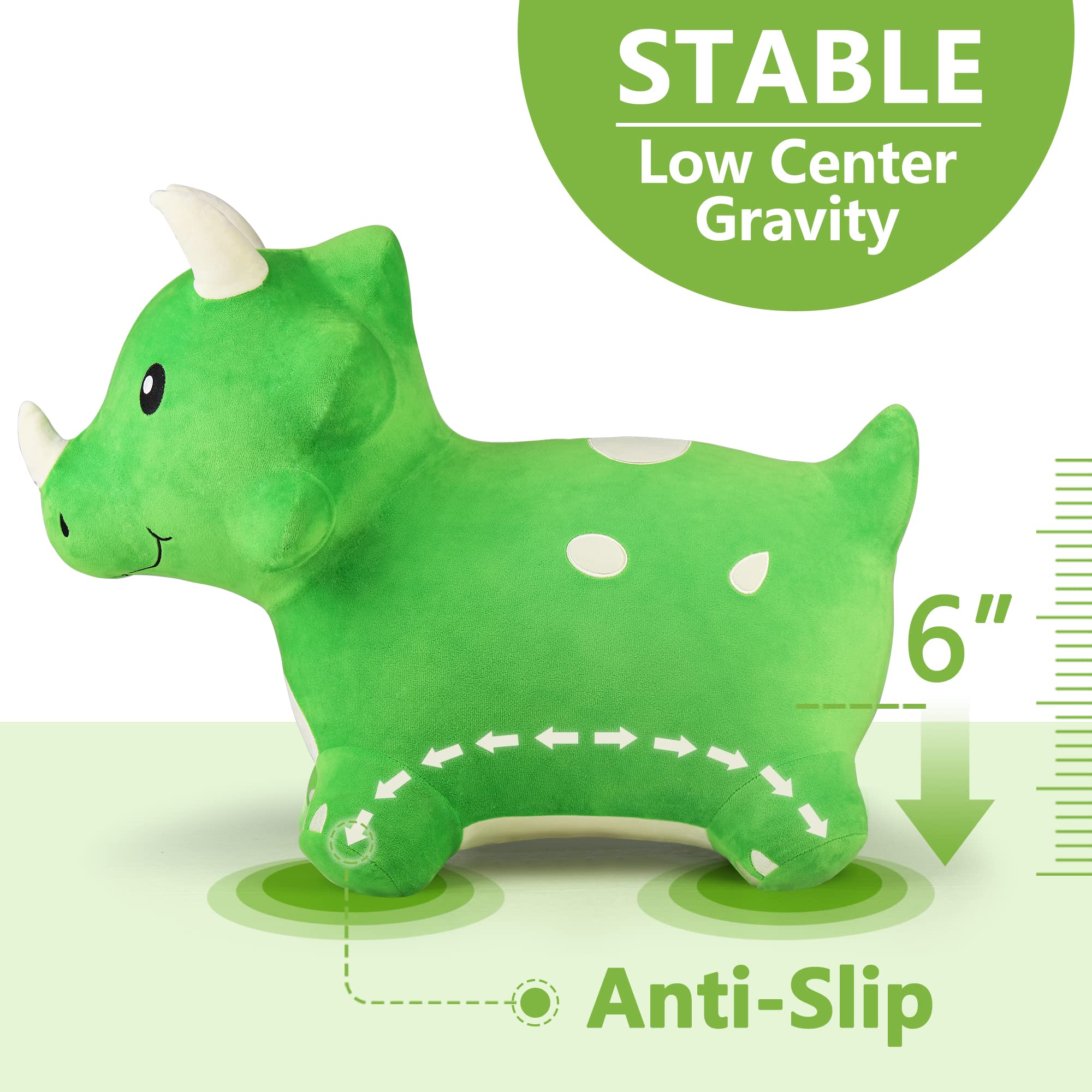 iPlay iLearn easy inflation hand pump simplifies setup before playtime