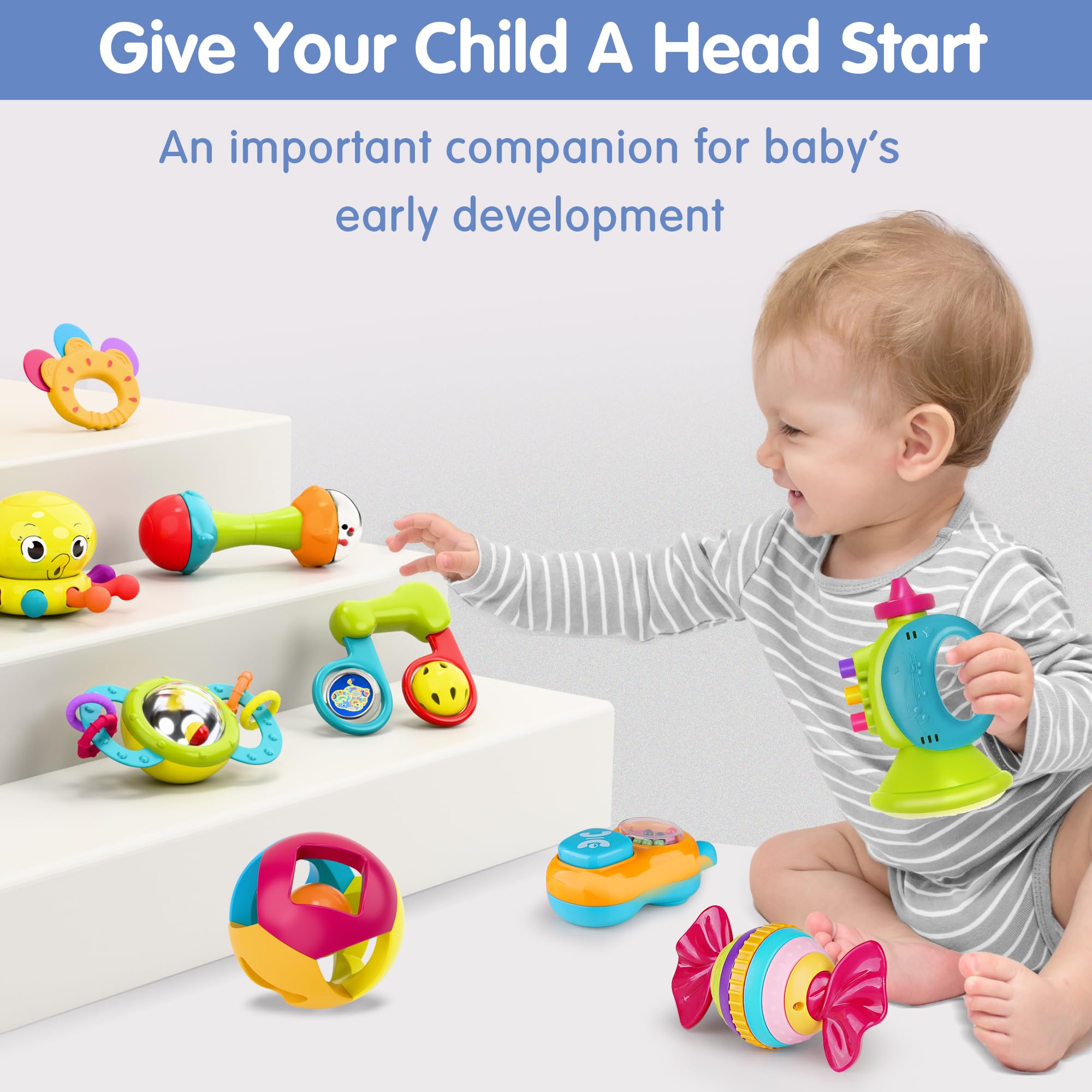 iPlay iLearn gift-ready packaging for baby showers and nursery play