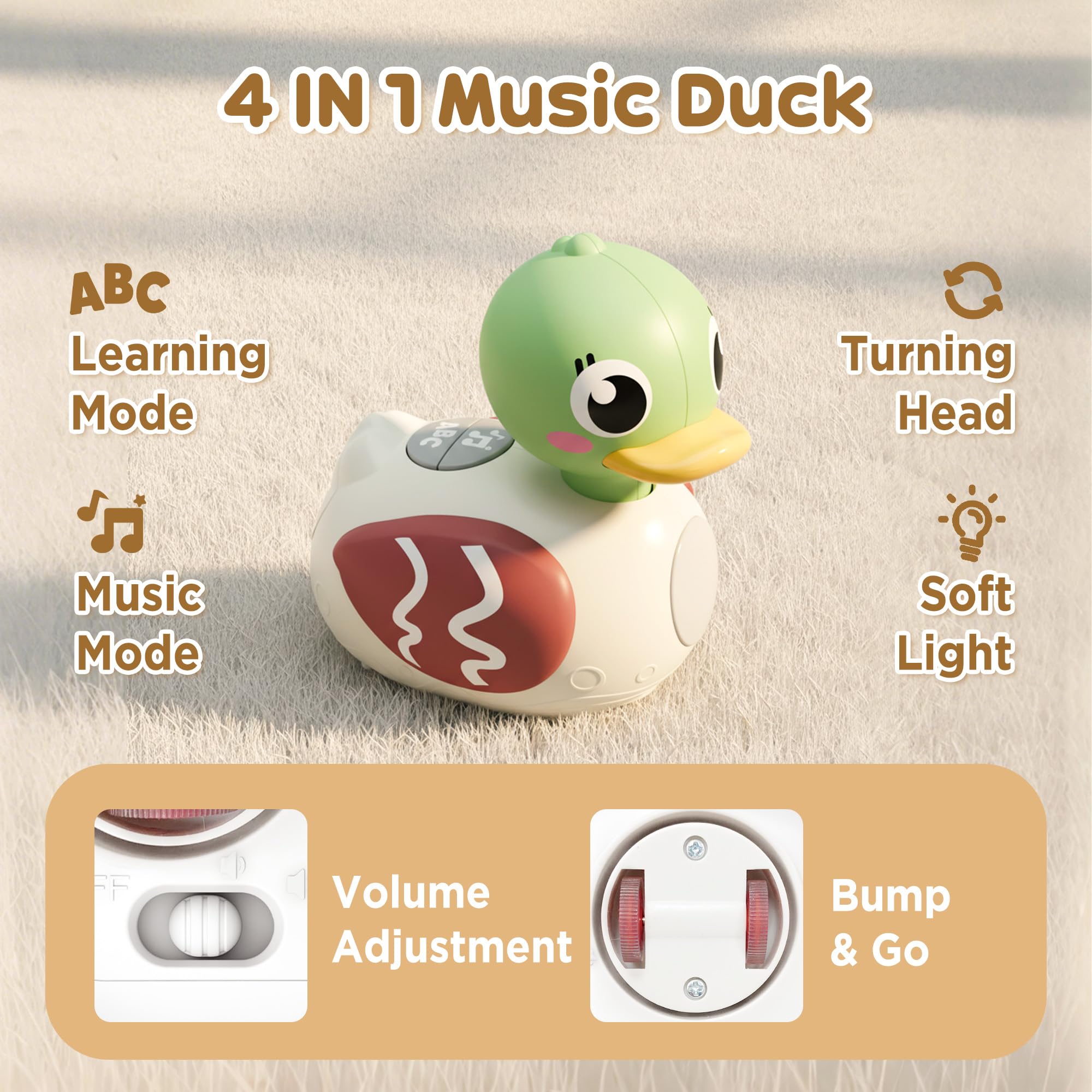 iplay ilearn learning mode duck teaches basic concepts through catchy songs