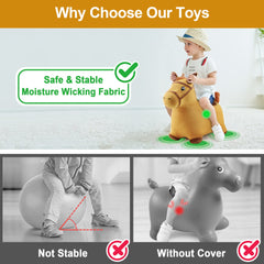 iPlay iLearn removable plush cover for easy cleaning after play