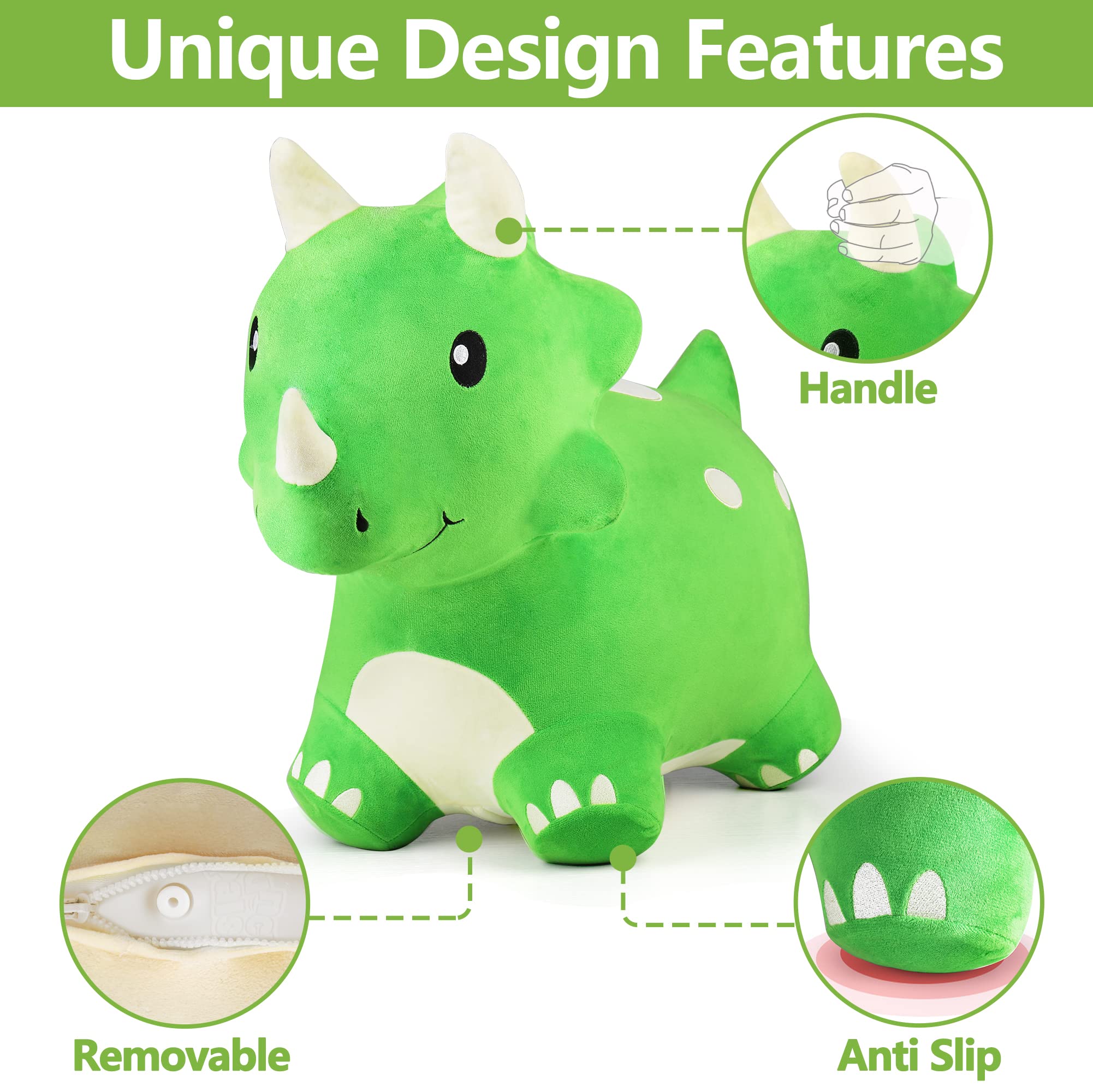 iPlay iLearn soft plush cover keeps skin comfortable during play sessions