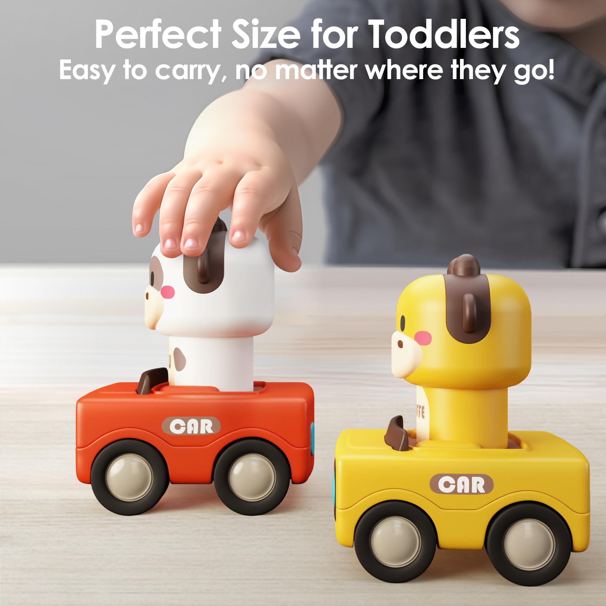 iplay push-go friction car action, simple battery-free motion captures kids' attention