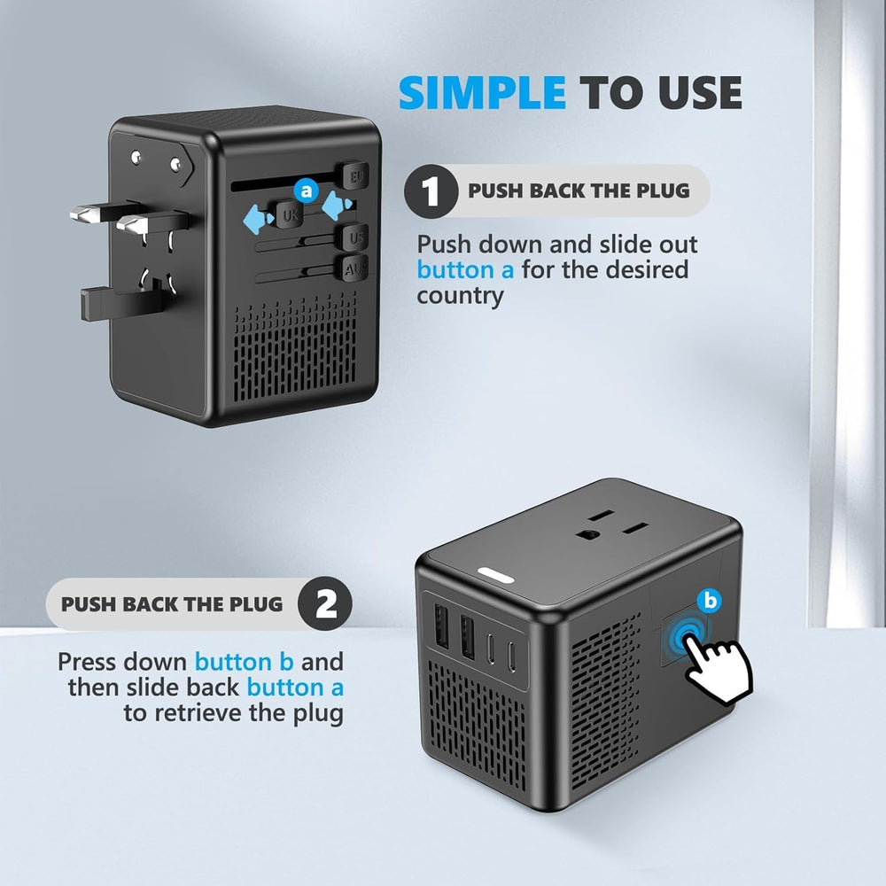 IPLUSO-heat-dissipation-design keeps the adapter cool during use.
