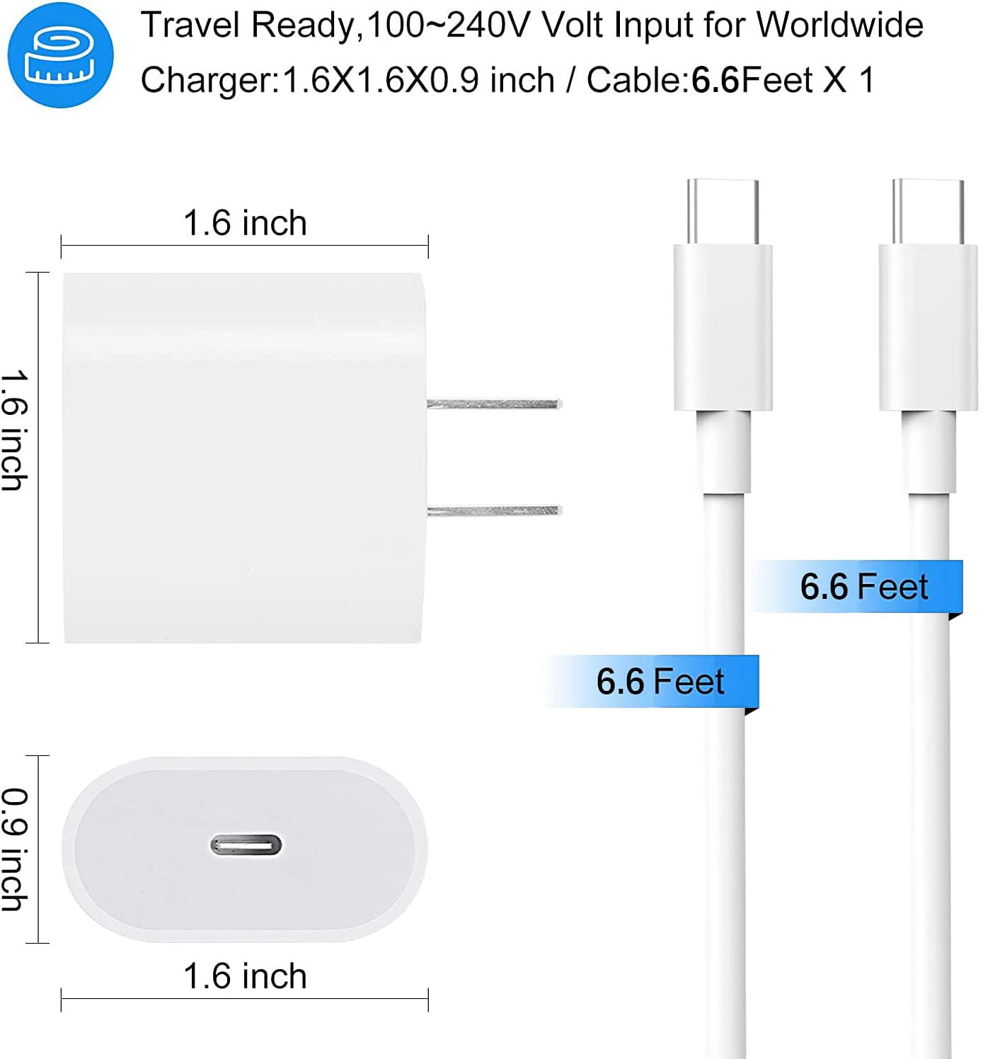 ipremium charger compatible with latest iPad models and iPhone 15 series