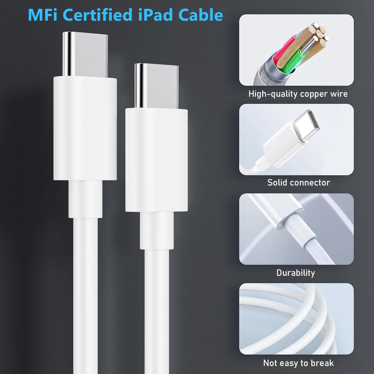ipremium charger works with iPad and iPhone devices