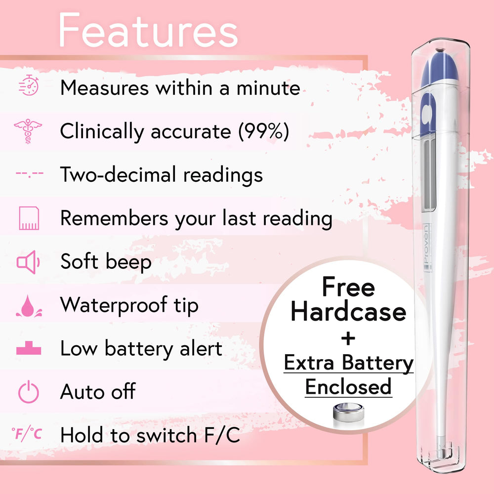 iProvèn thermometer memory recall displays previous cycle temperatures
