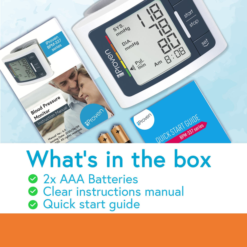 iProvèn package includes batteries and quick-start guide.
